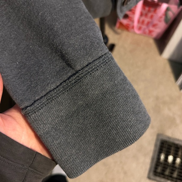 Hollister Gray Button-Up Hoodie - Picture 5 of 9